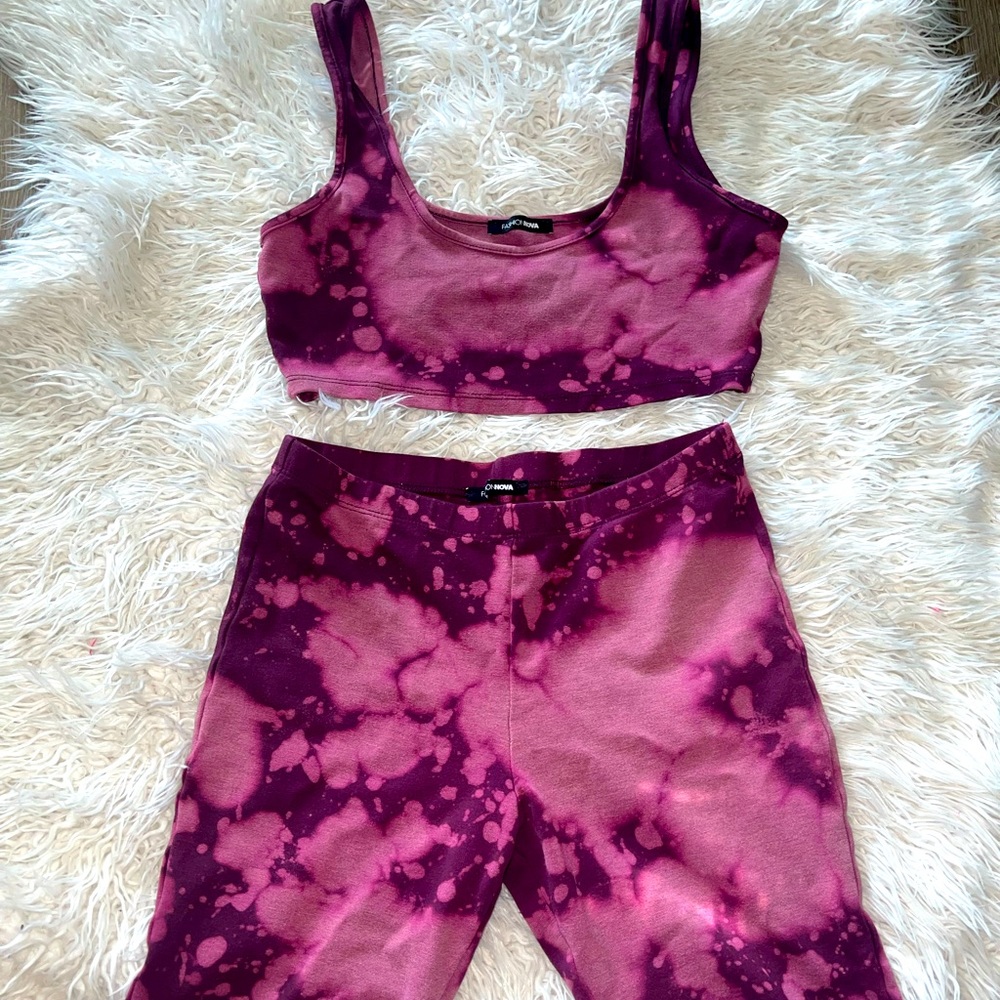 Two piece biker set